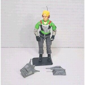Vtg 1988 Hasbro GI Joe Repeater Action Figure Incomplete w Accessory + O Ring